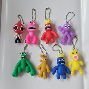Rainbow Friends Keychains